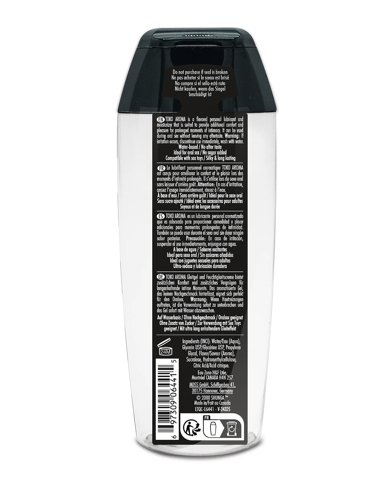 Shunga Toko Aroma Lubricant - 5.5 oz Raspberry Feeling - Image 2