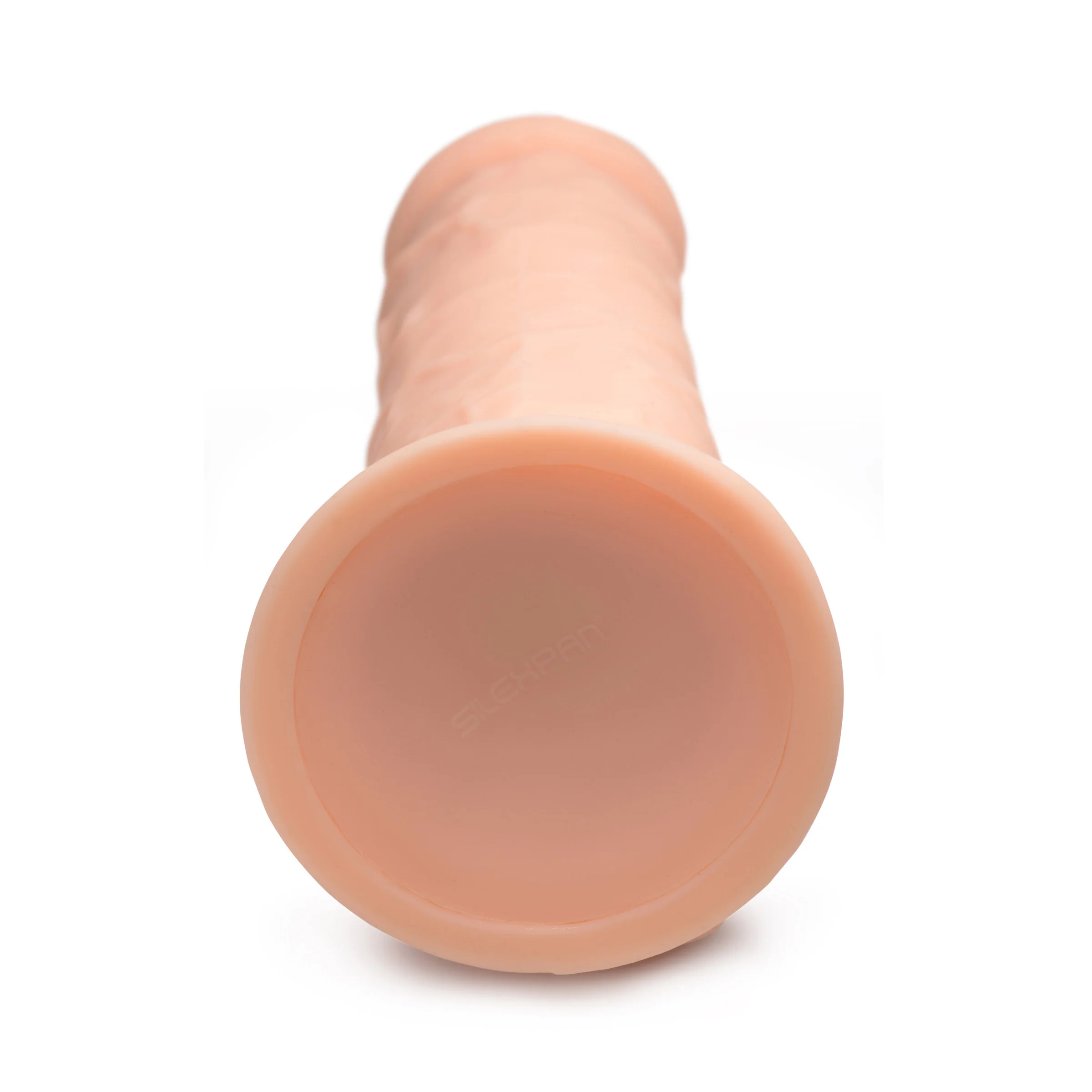 Silexpan Light Hypoallergenic Silicone Dildo With Balls - 8 Inch - Image 3