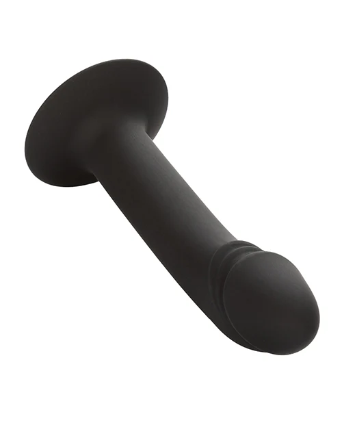 Silicone Curved Anal Stud - Black - Image 4