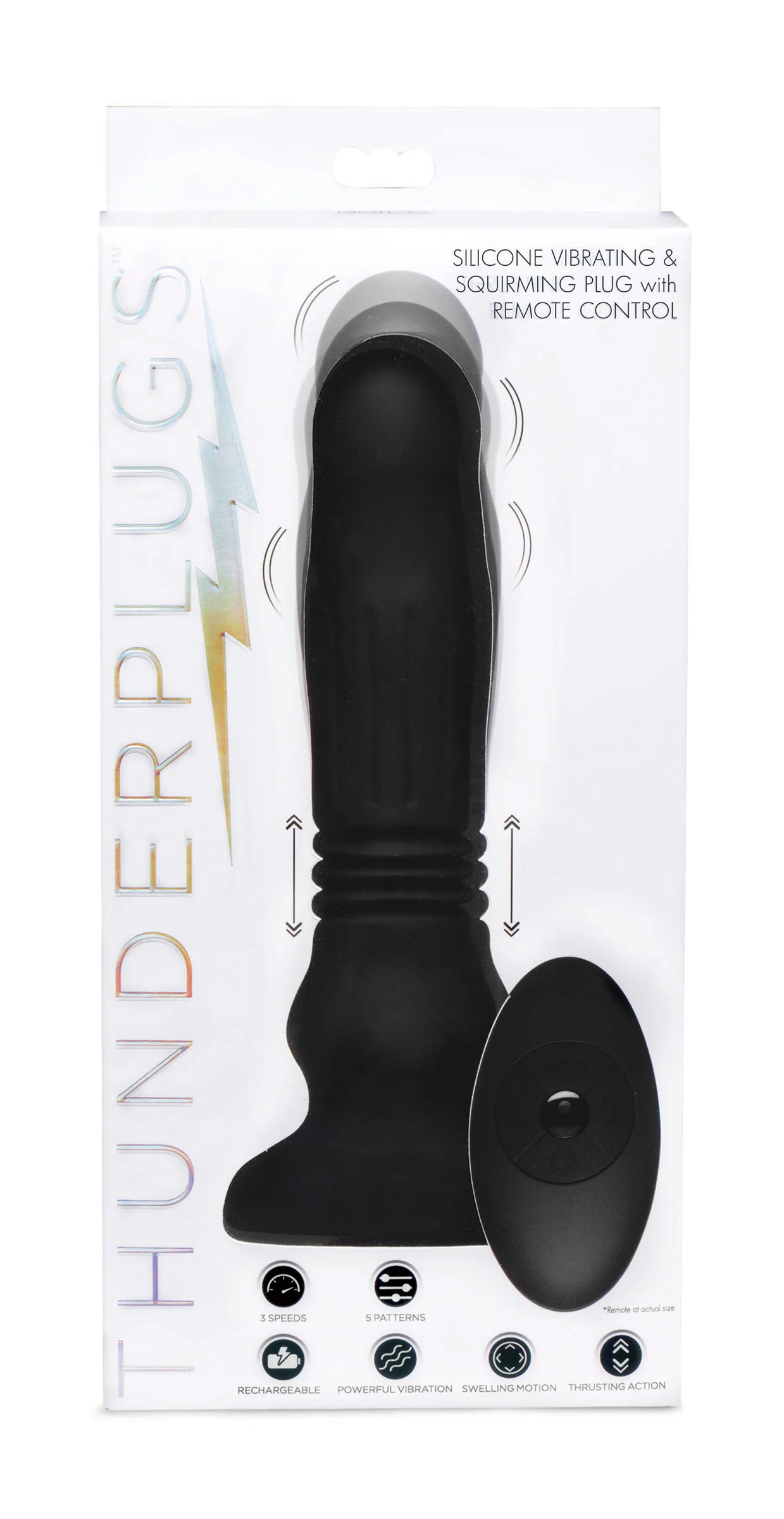 Silicone Swelling And Thrusting Plug With Remote Control - Image 6