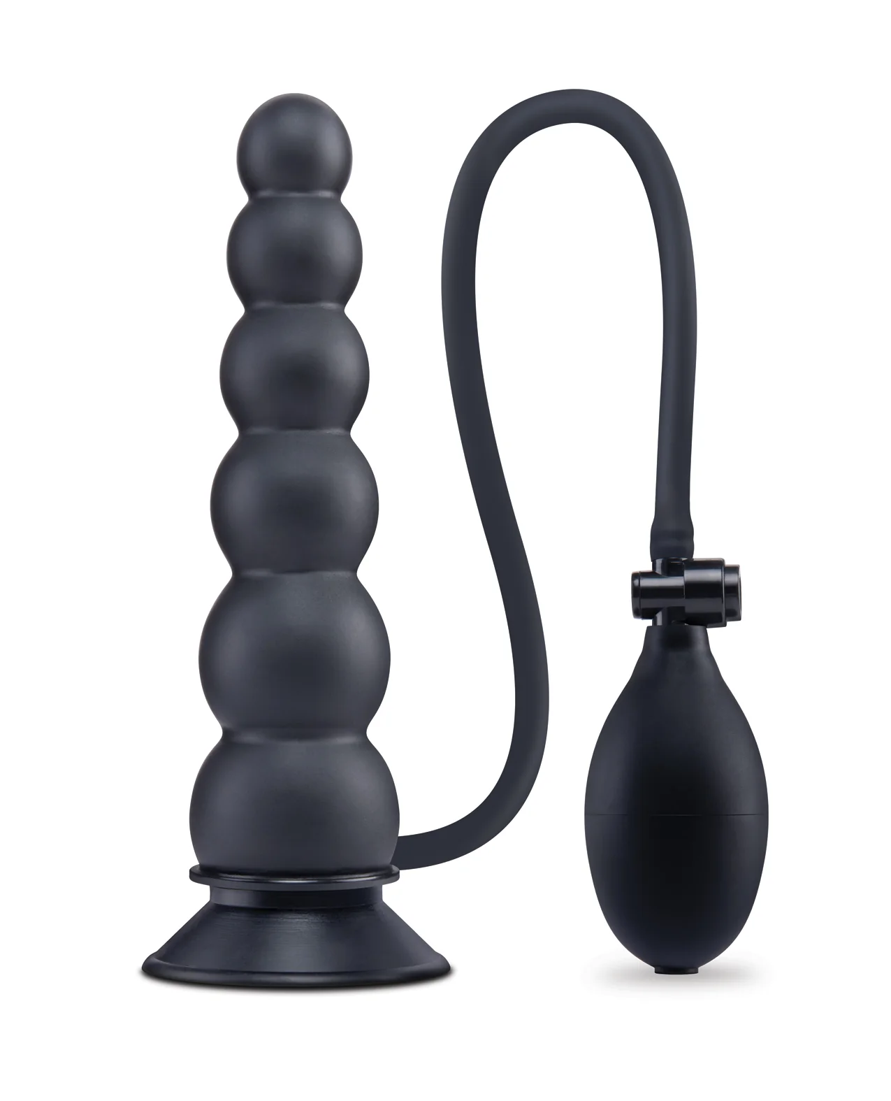 Size Up 7 Inch Silicone Ripple Inflatable Butt Plug - Image 2