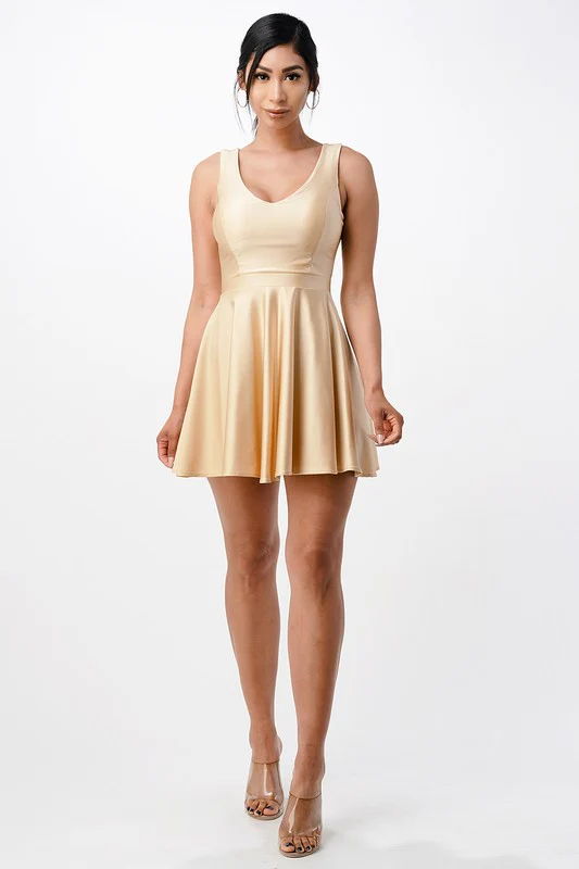 Sleeveless Dalia fit and flared tricot dress - Image 18