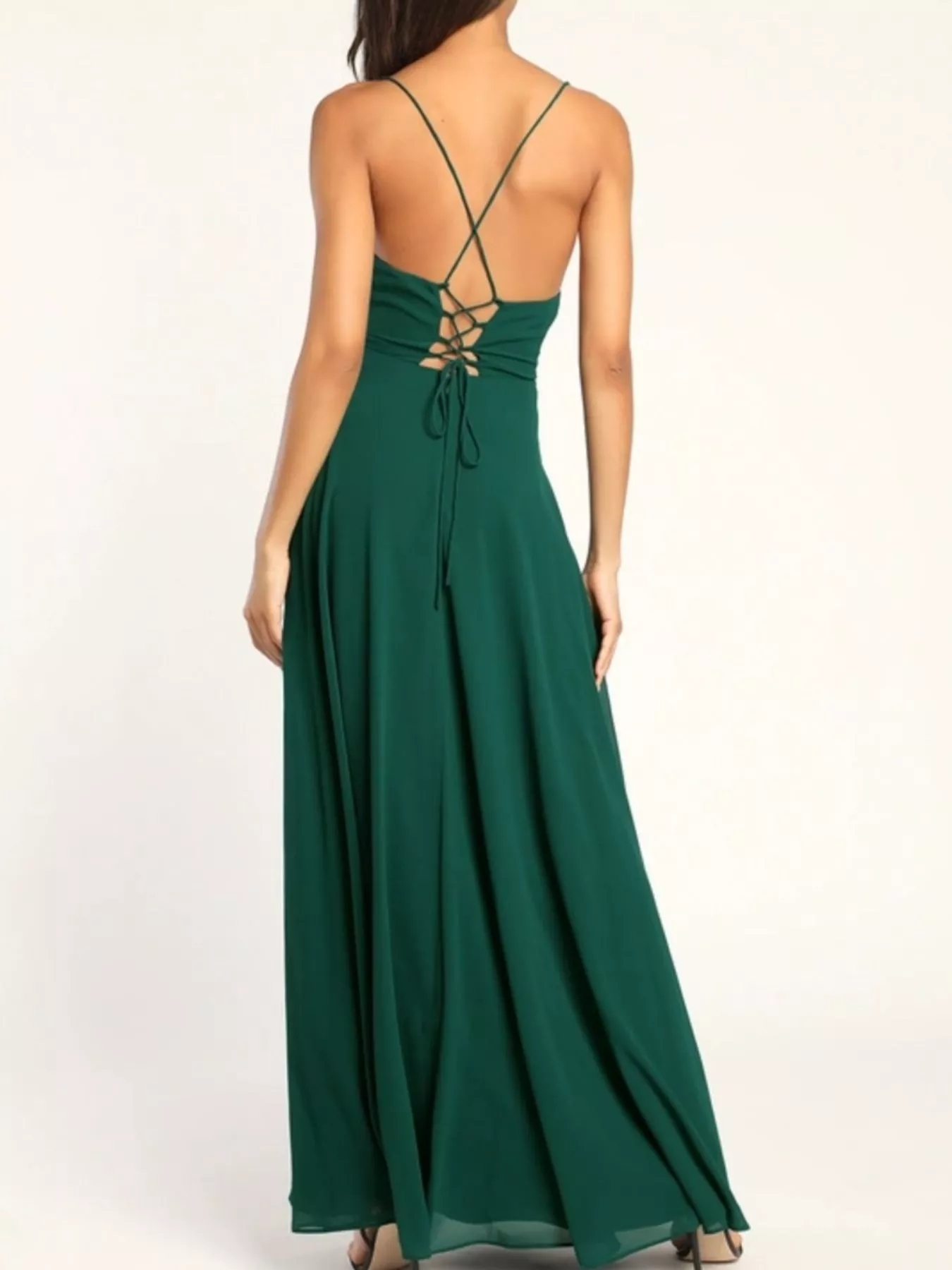 Slit Cowl Neck Maxi Dress - Image 12