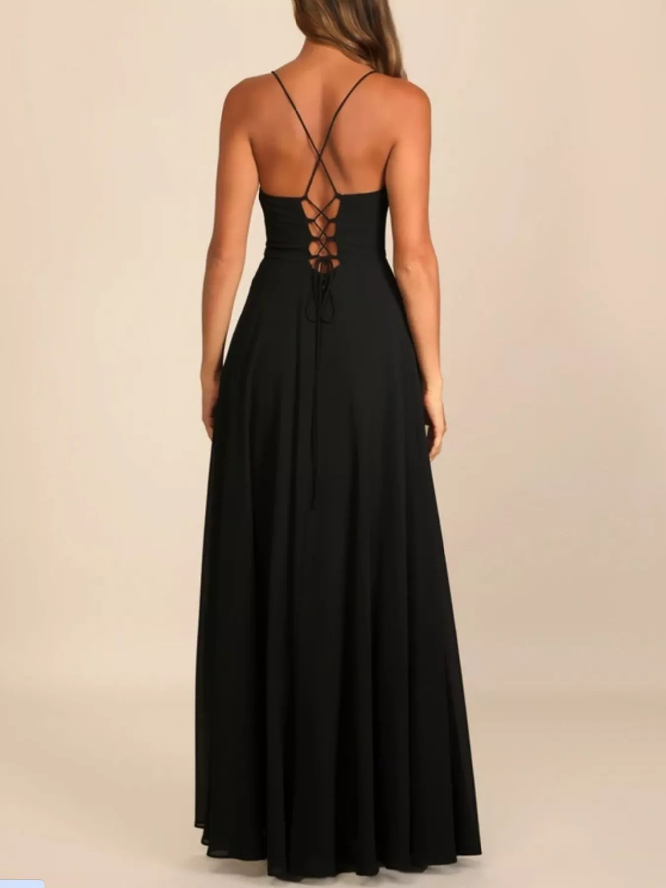 Slit Cowl Neck Maxi Dress - Image 17