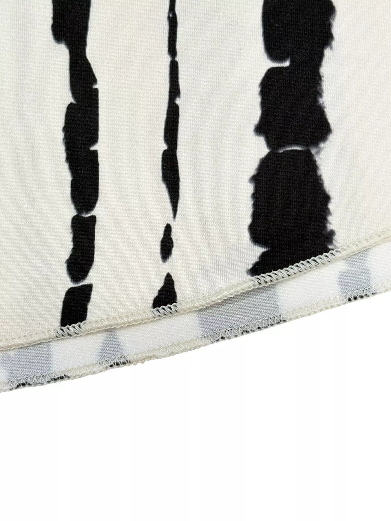 Smocked Asymmetrical Hem Skirt - Image 9