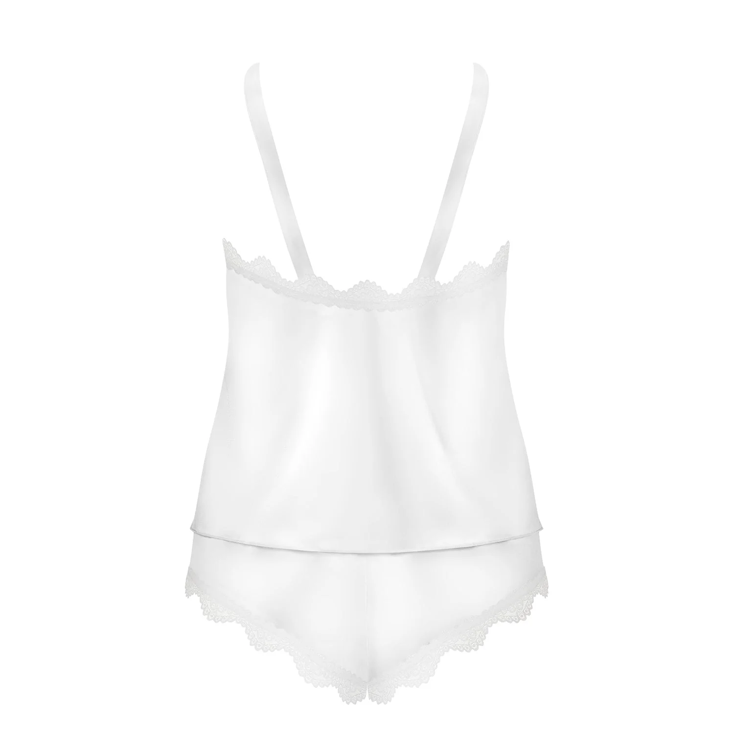 Smooth Satin Top & Panty Obsessive Prima Neve - Image 5