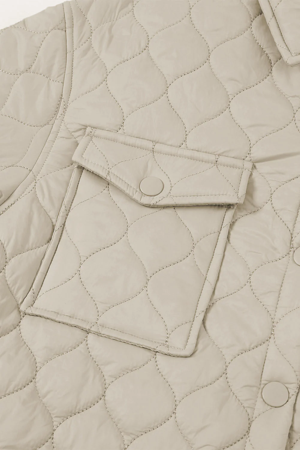 Snap Down Collared Winter Coat - Image 5