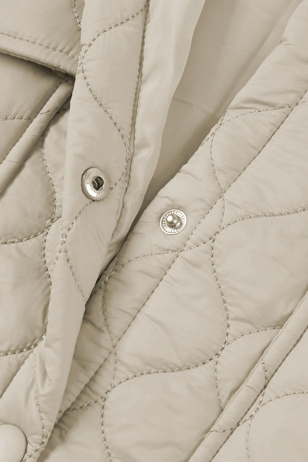 Snap Down Collared Winter Coat - Image 6