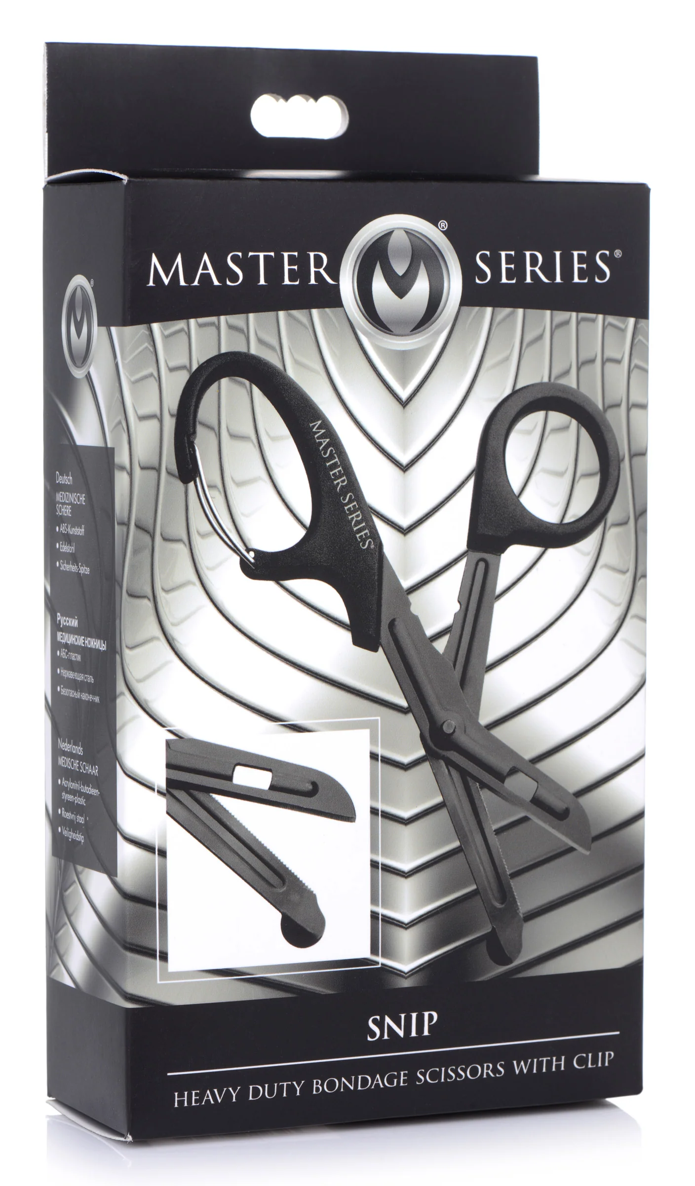 Snip Heavy Duty Bondage Scissors With Clip - Image 3