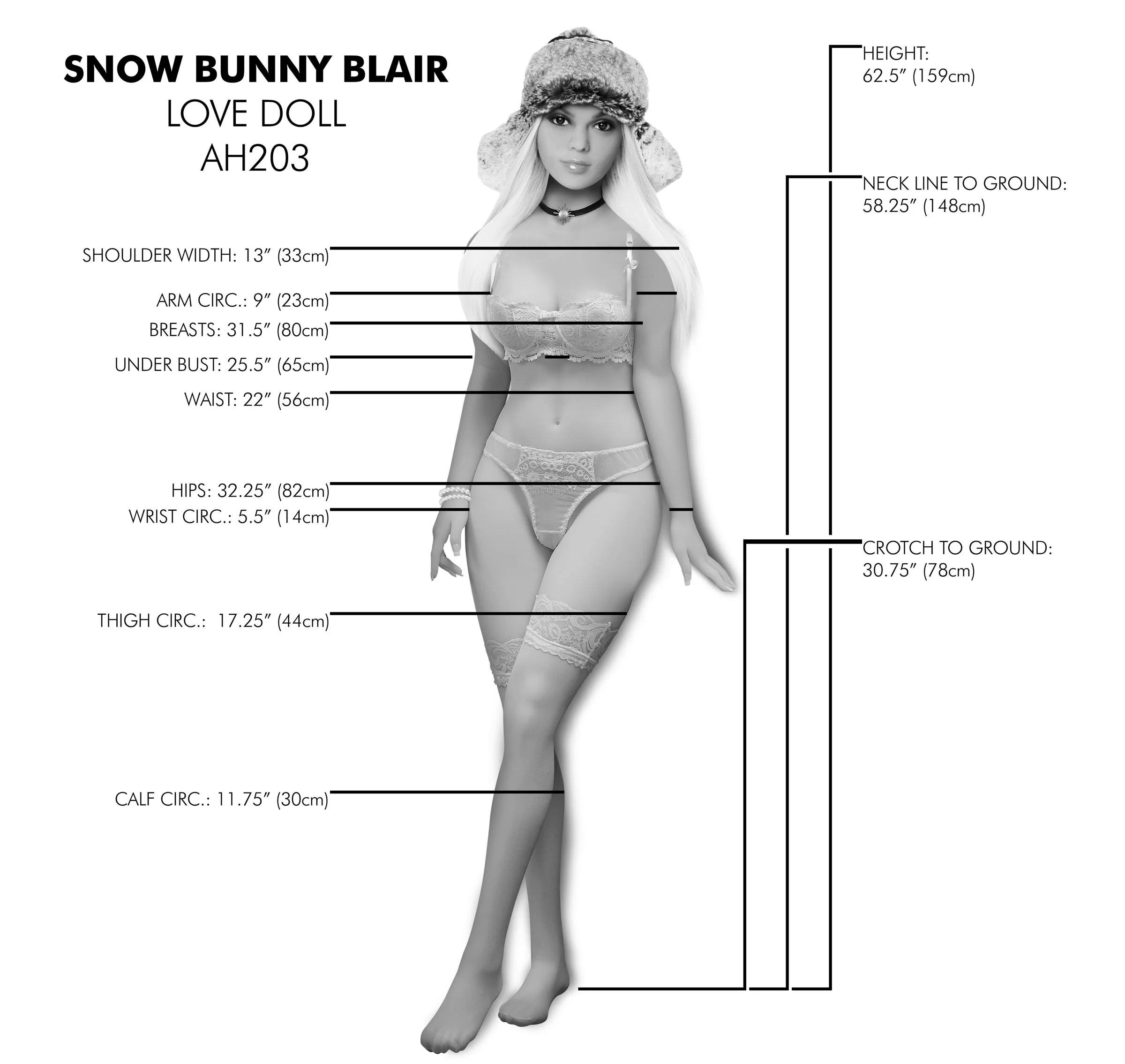 Snow Bunny Blair Love Doll - Image 13