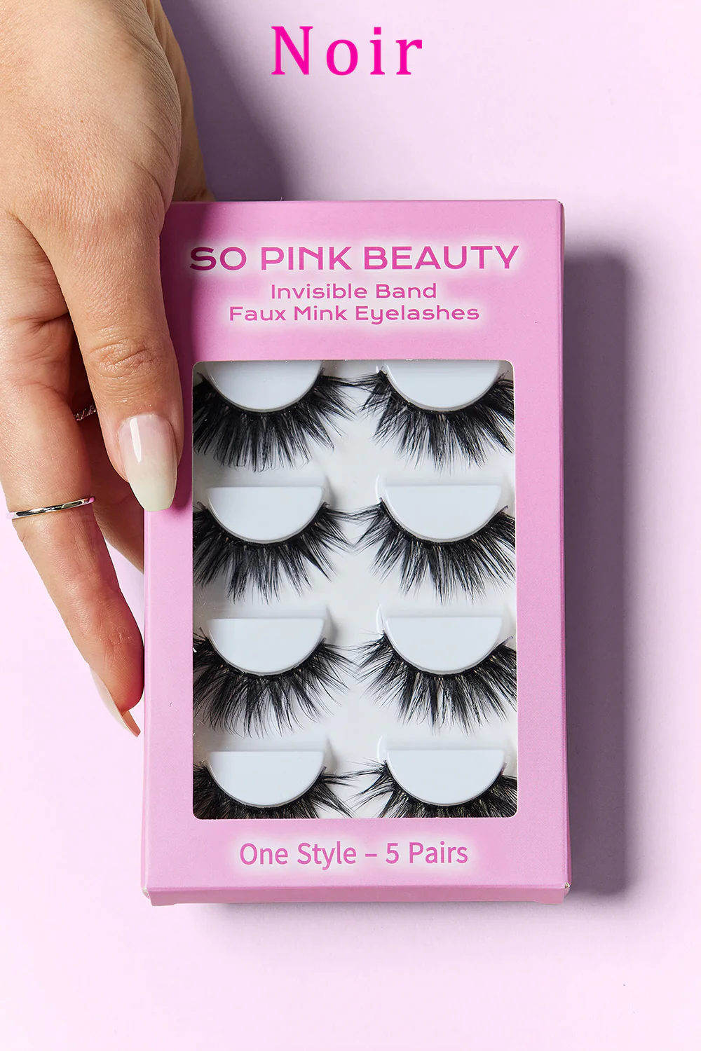 SO PINK BEAUTY Faux Mink Eyelashes 5 Pairs - Image 12