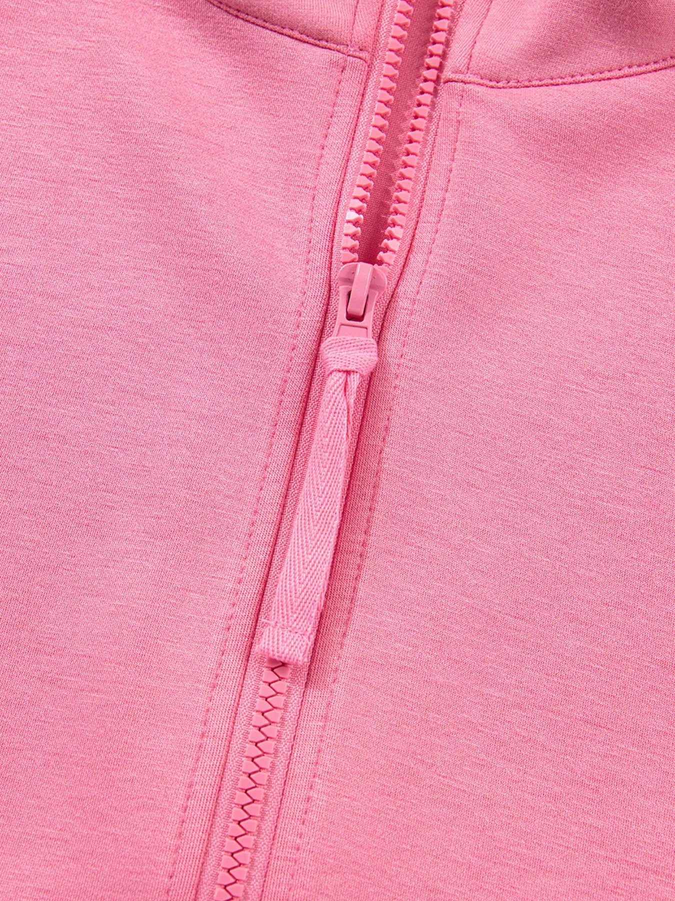 Solid Color Zip Up Hoodie Drawstring Loose Pants Set - Image 13