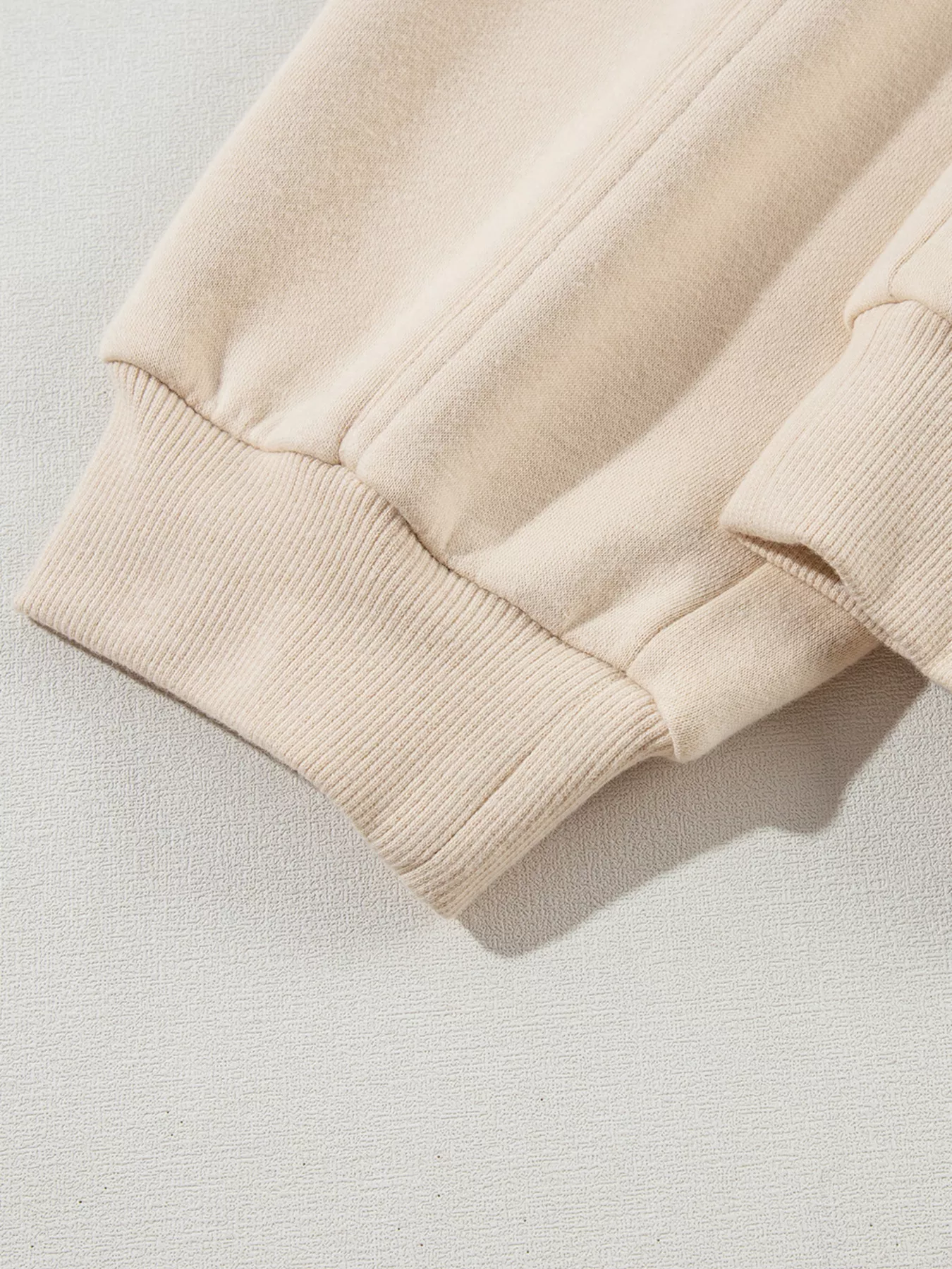 Solid Exposed Seams Hoodie and Joggers Activewear Set - Image 12