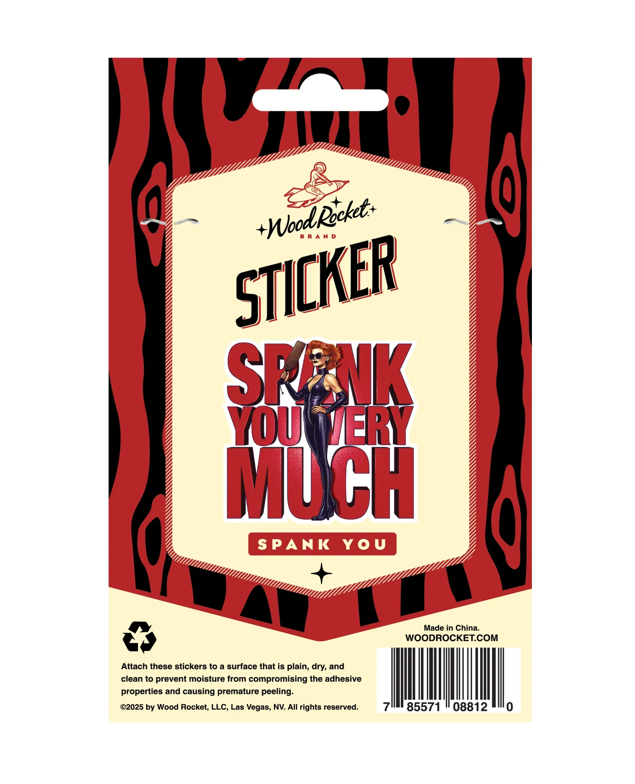 Spank You Very Much Sticker - Image 3