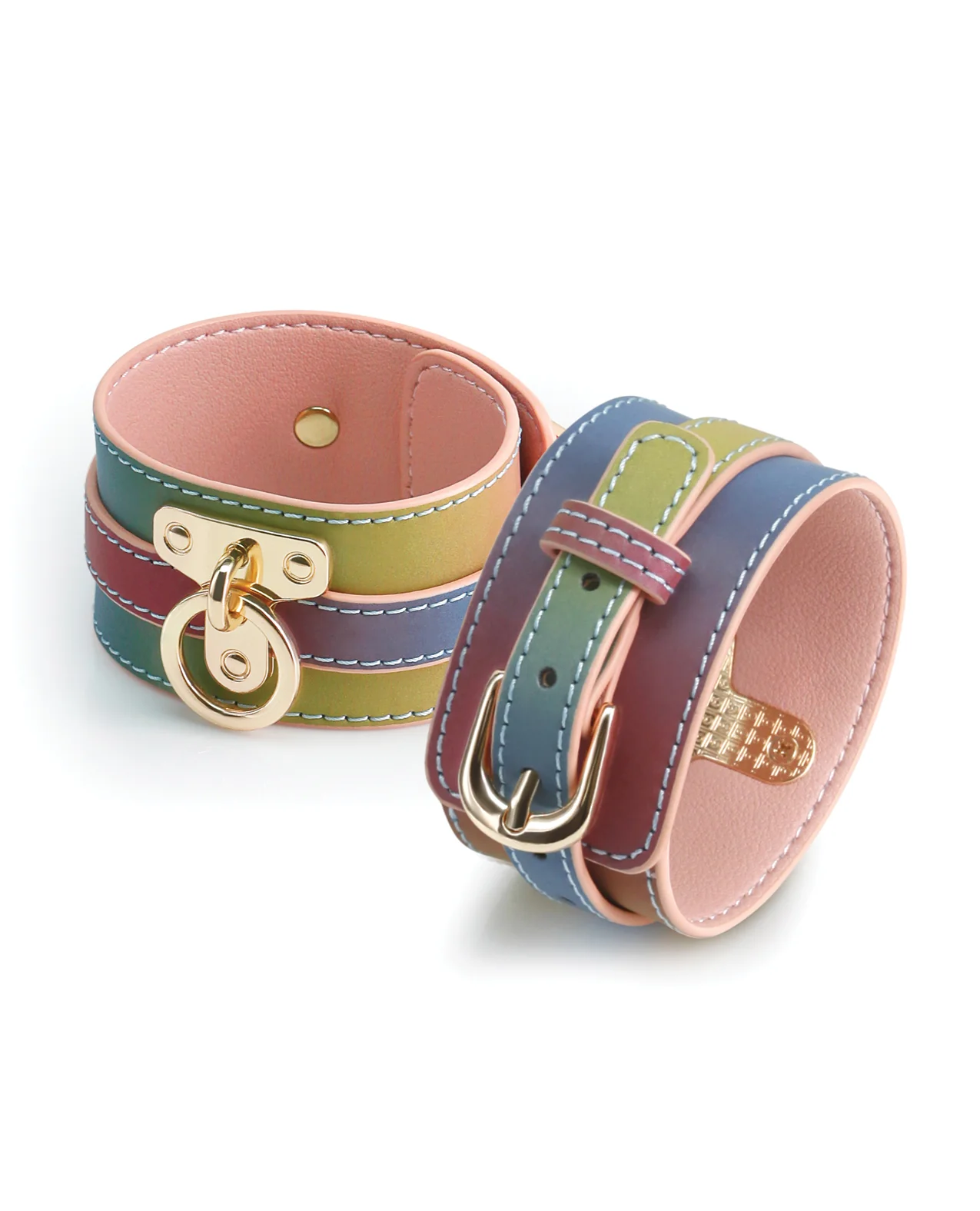 Spectra Bondage Ankle Cuff - Rainbow - Image 2