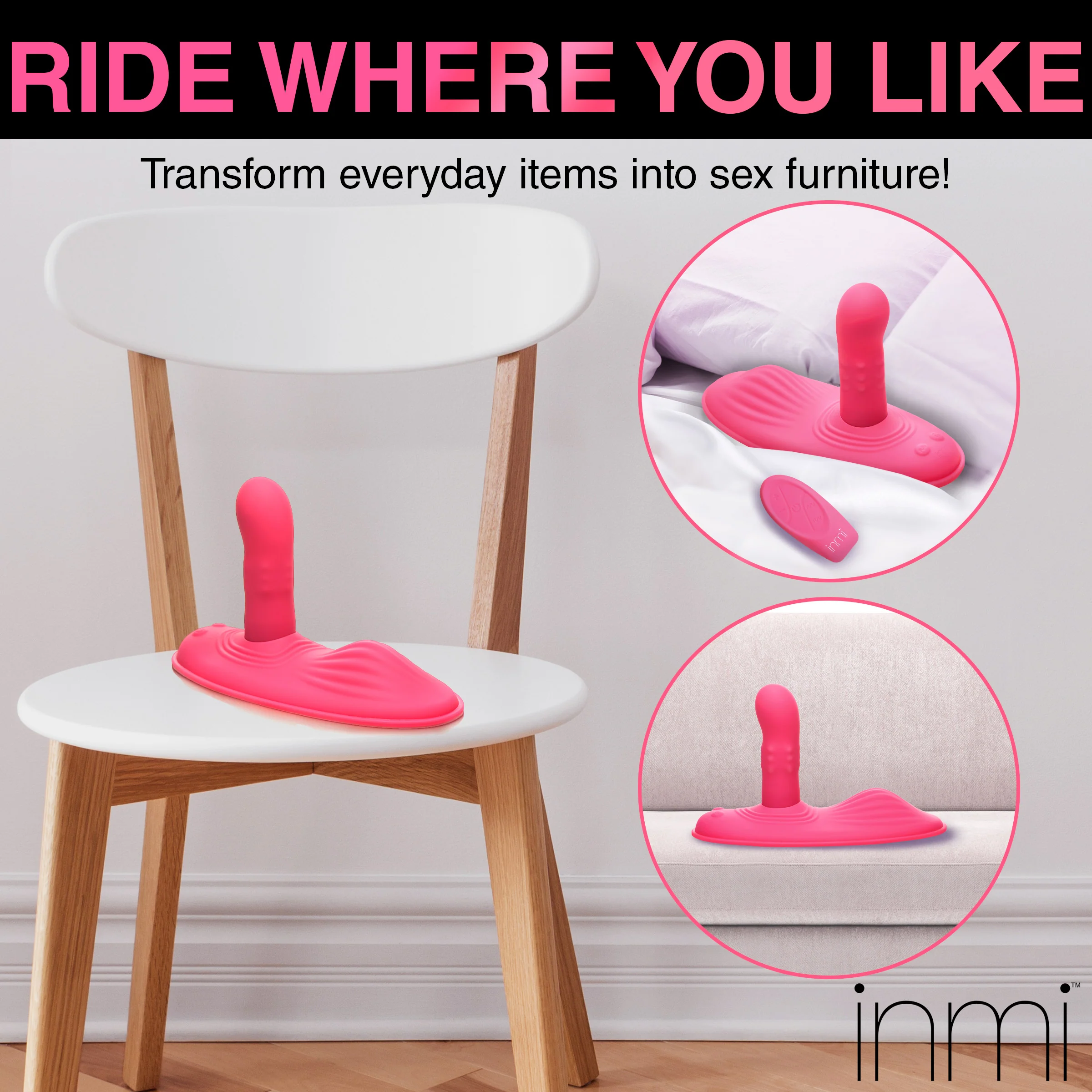 Spin N' Grind Rotating And Vibrating Silicone Sex Grinder - Image 8