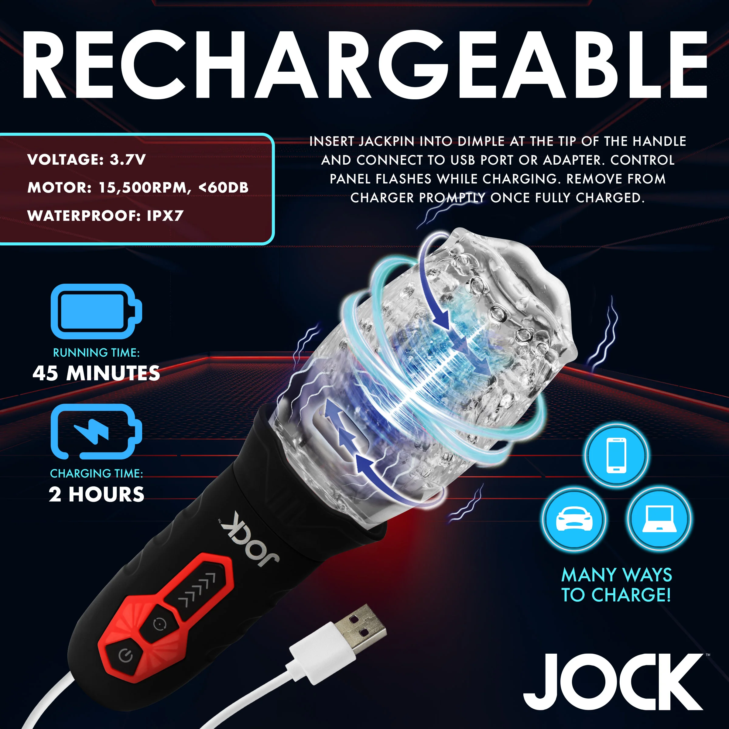 Spinning And Vibrating Masturbator - Image 8