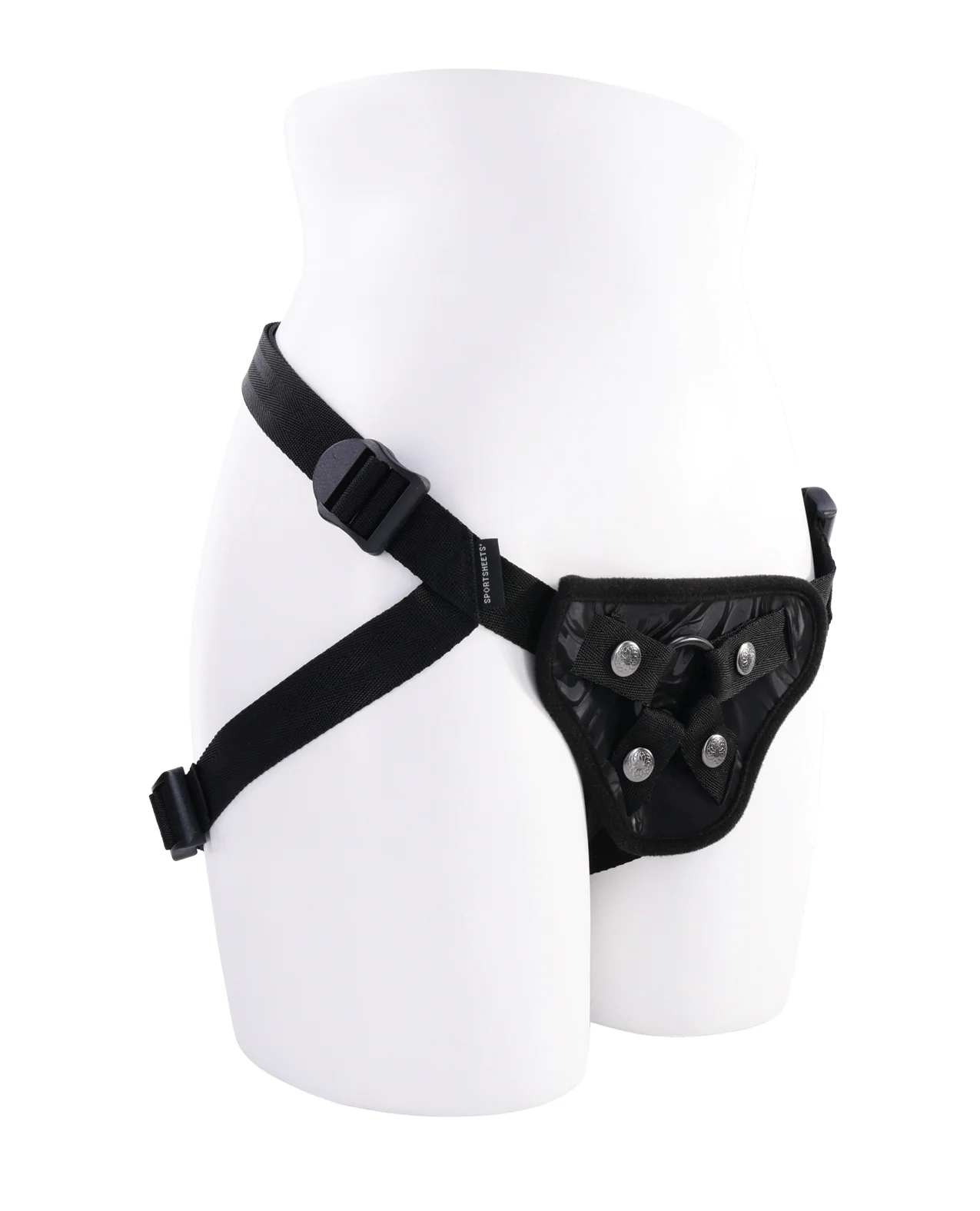 Sportsheets Velvet Noir Strap-On - Black - Image 4