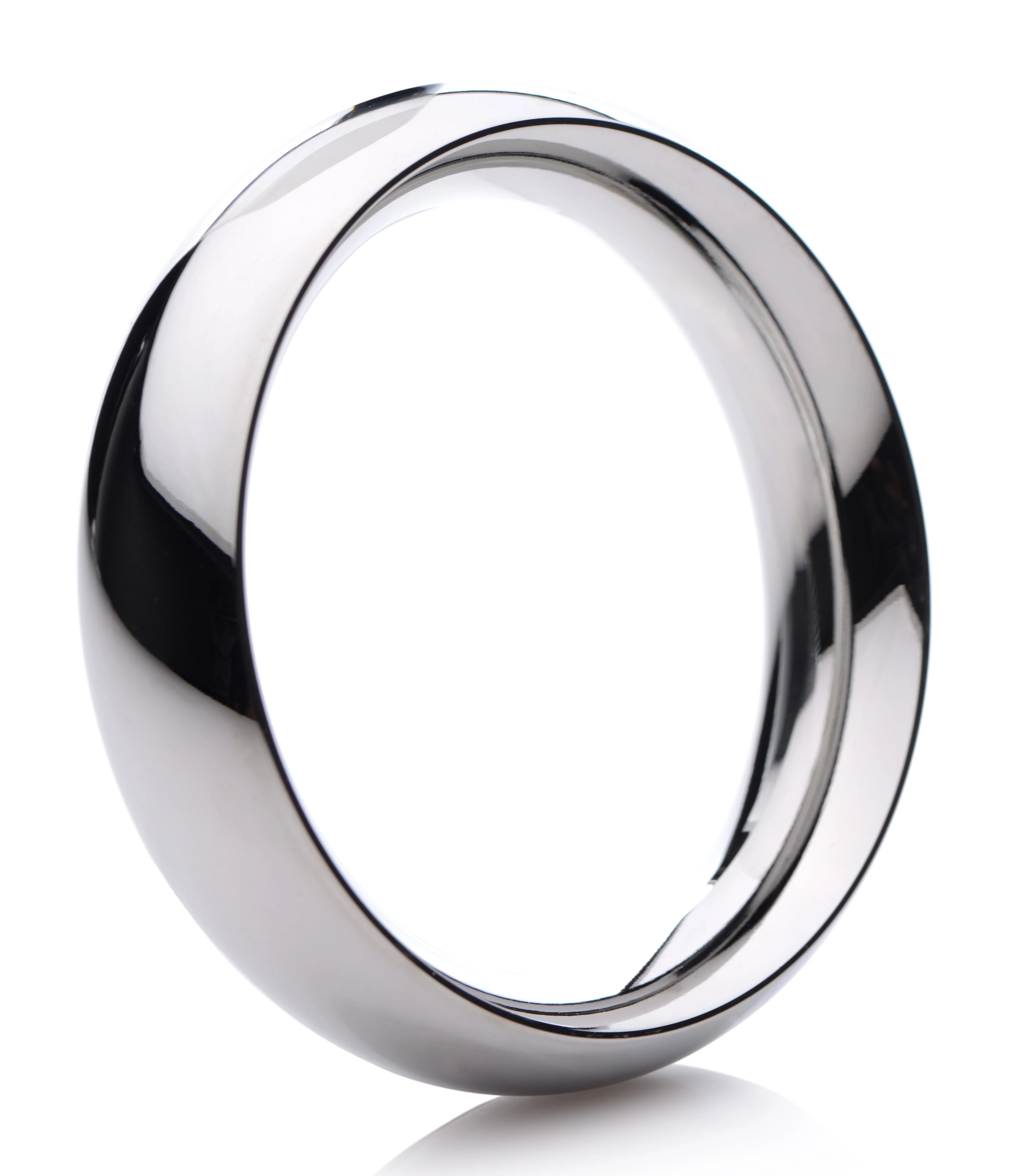Stainless Steel Cock Ring - 2.25 Inches - Image 2