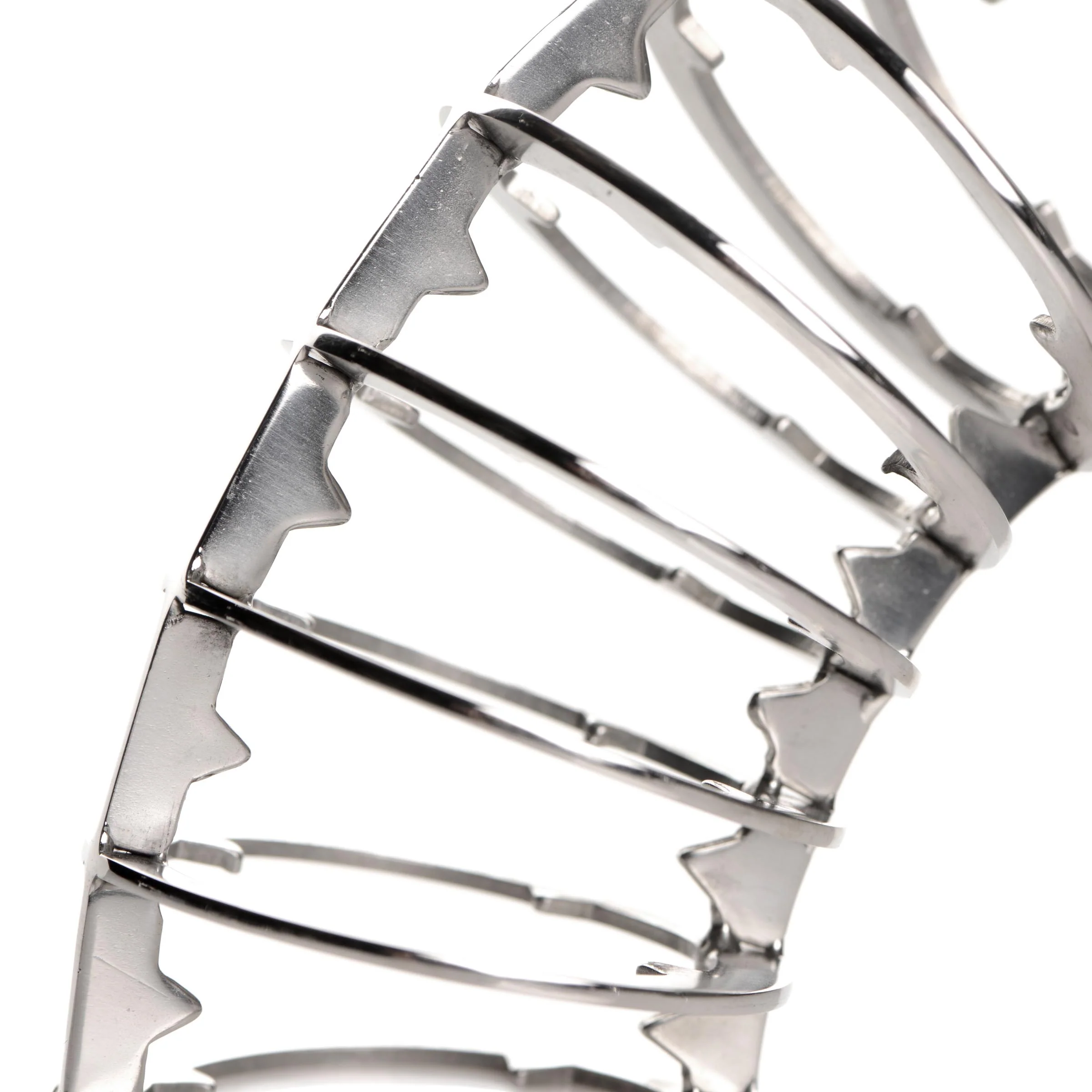 Stainless Steel Spiked Chastity Cage - Image 4