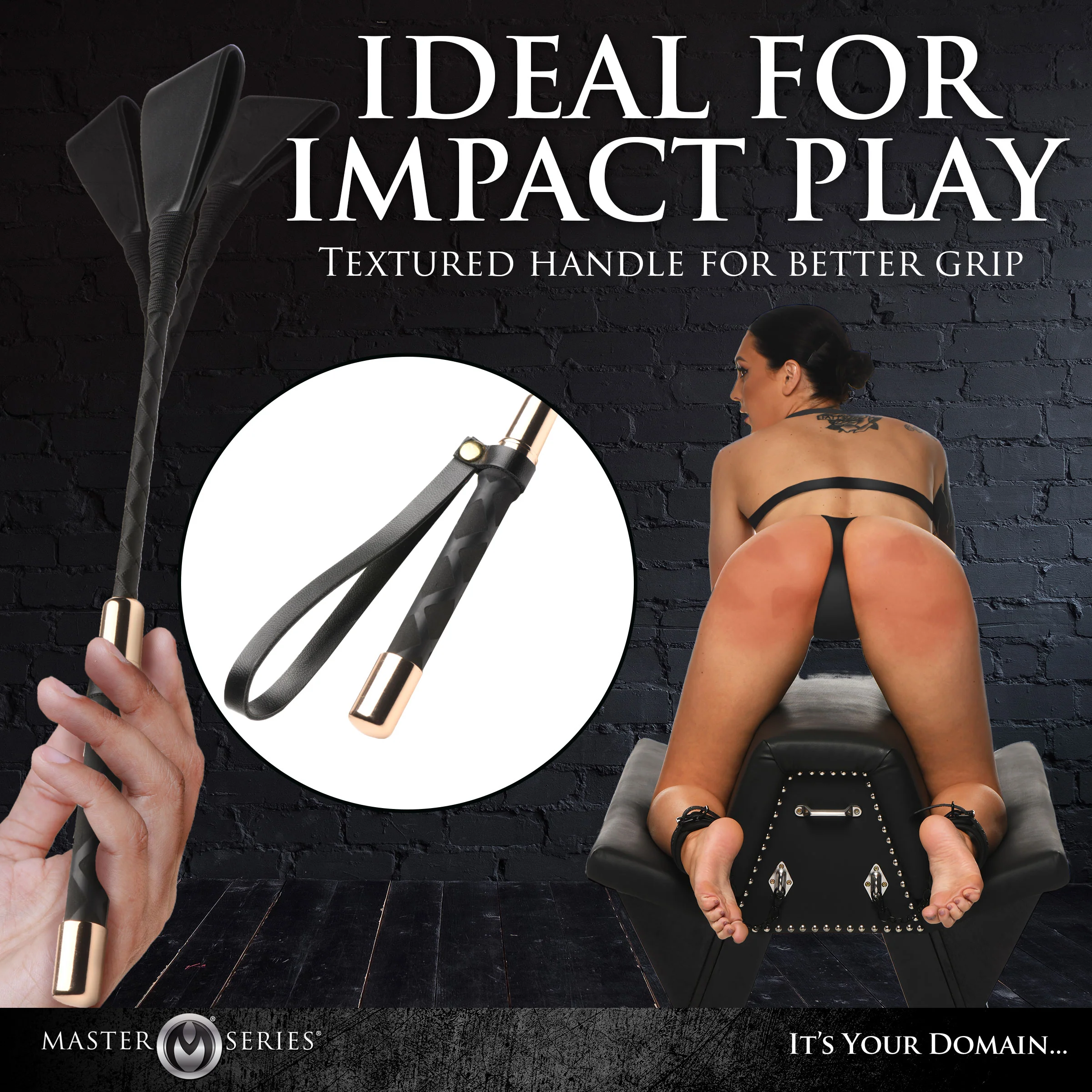 Stallion Riding Crop - 12 Inch - Image 8