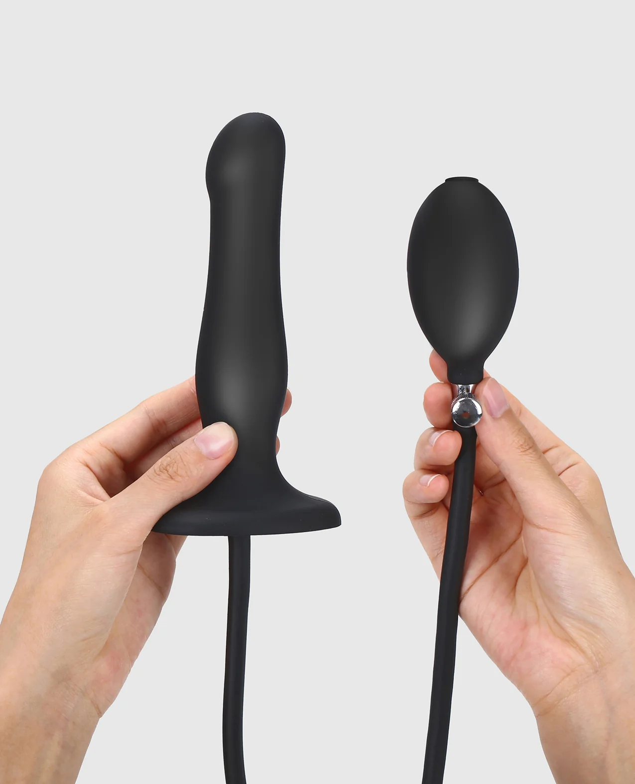Strap On Me Inflatable Dildo Plug - Black - Image 2