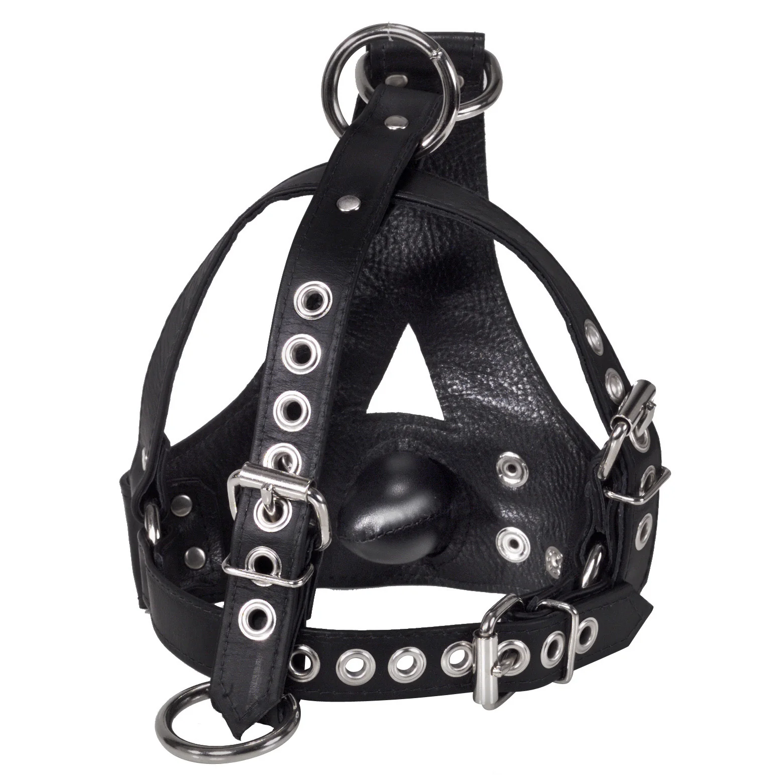 Strict Leather Bishop Head Harness With Removable Gag - Image 2
