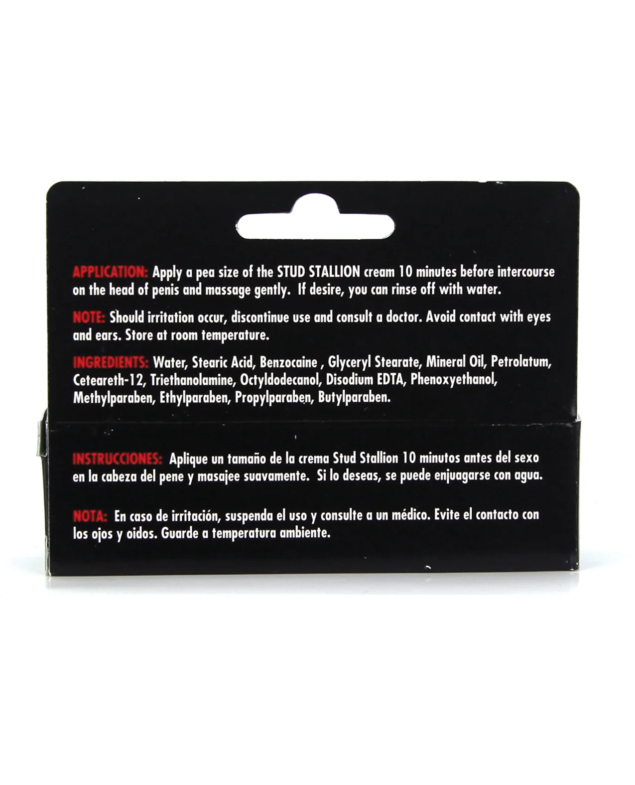 Stud Stallion Prolong Cream for Men - .05 oz Tube - Image 2
