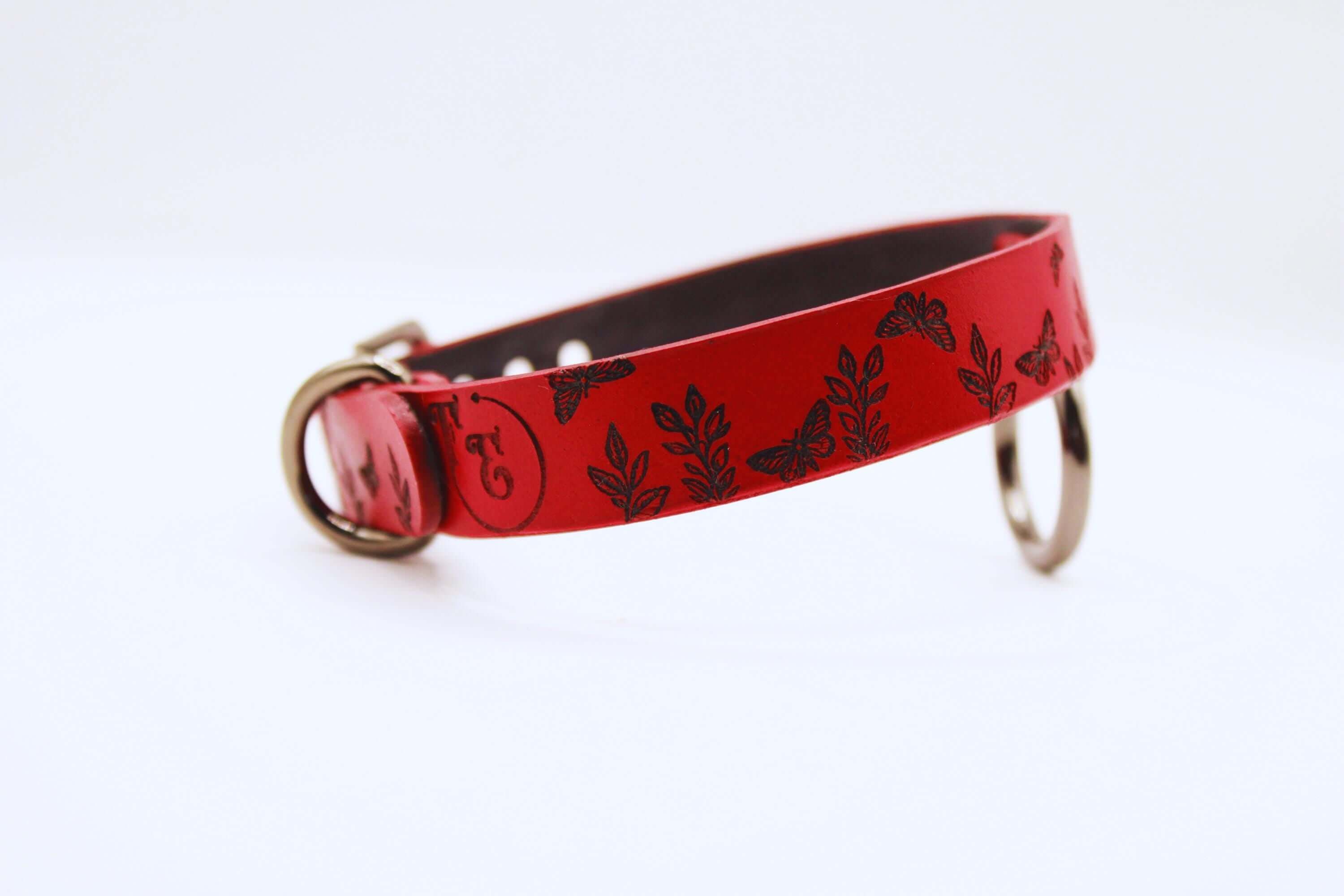 Submissive Collar Handmade Butterfly Discreet Jewelry for Submissives - Image 4