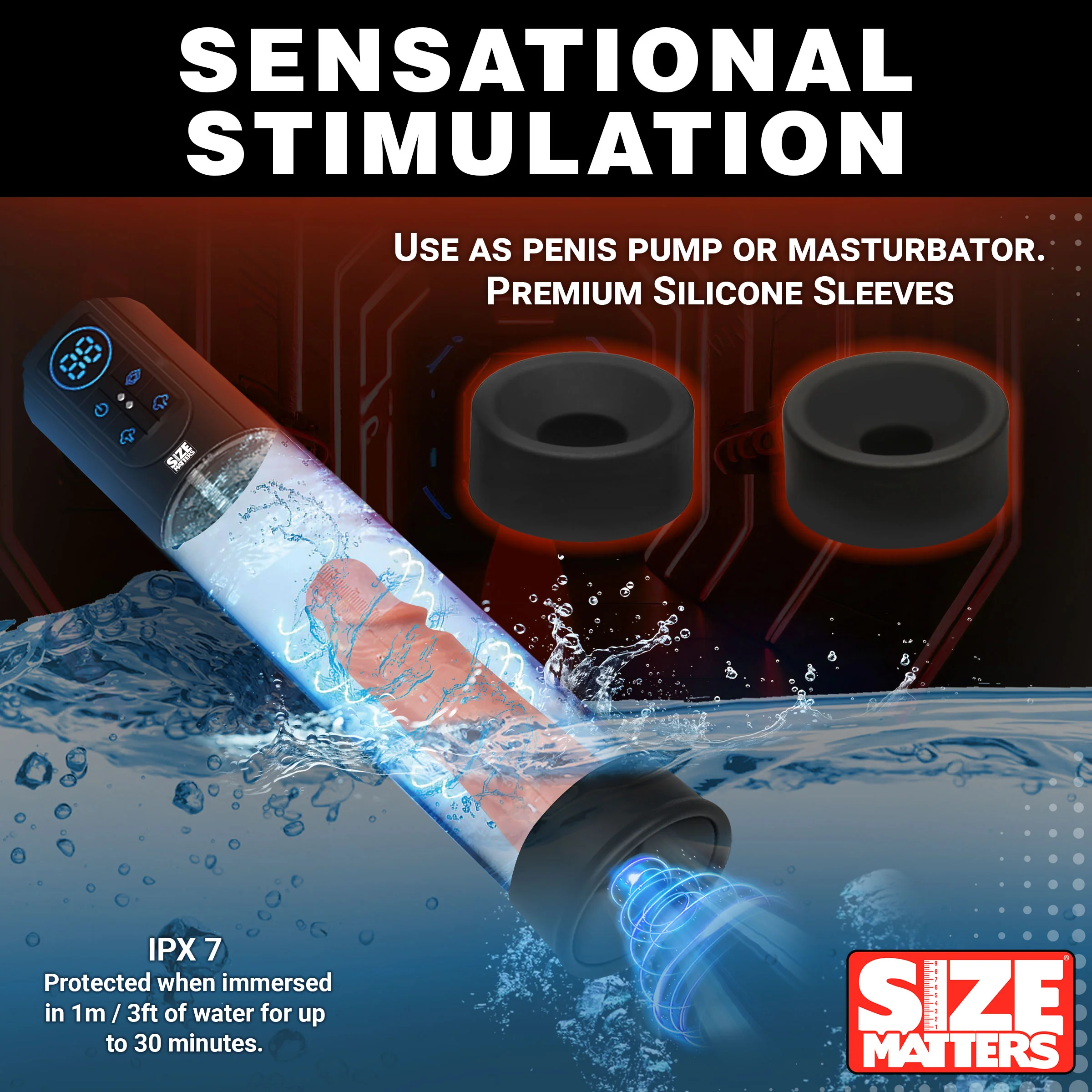 Sucking Penis Pump With Digital Display - Image 5