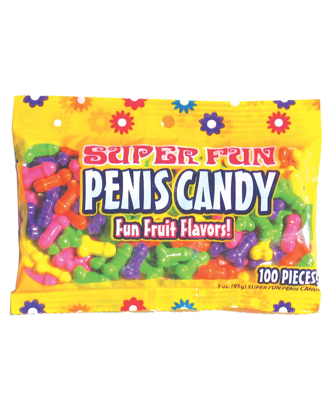 Super Fun Penis Candy - 100 pcs Per 3 oz Bag
