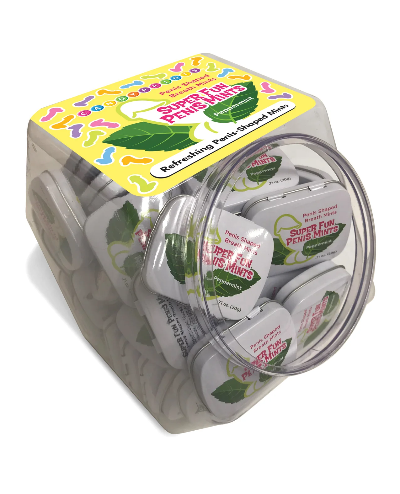 Super Fun Penis Mints Fishbowl - Display of 48
