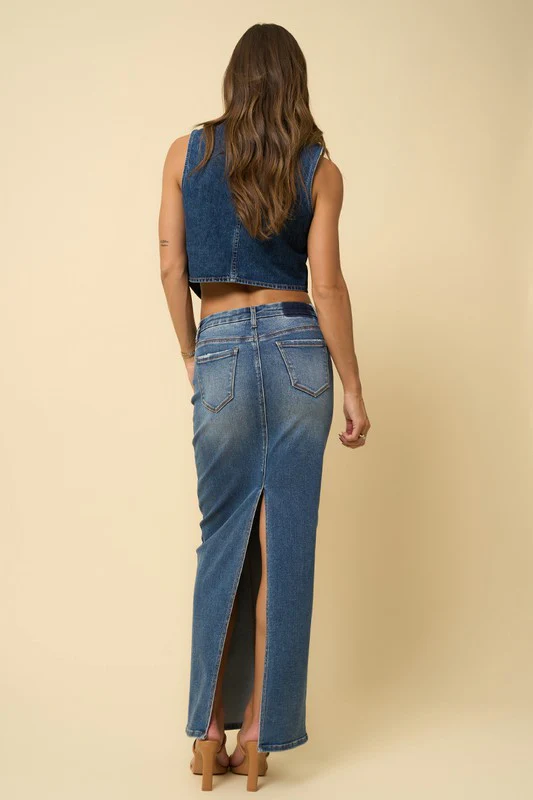 SUPER LONG MAXI SKIRT - Image 5