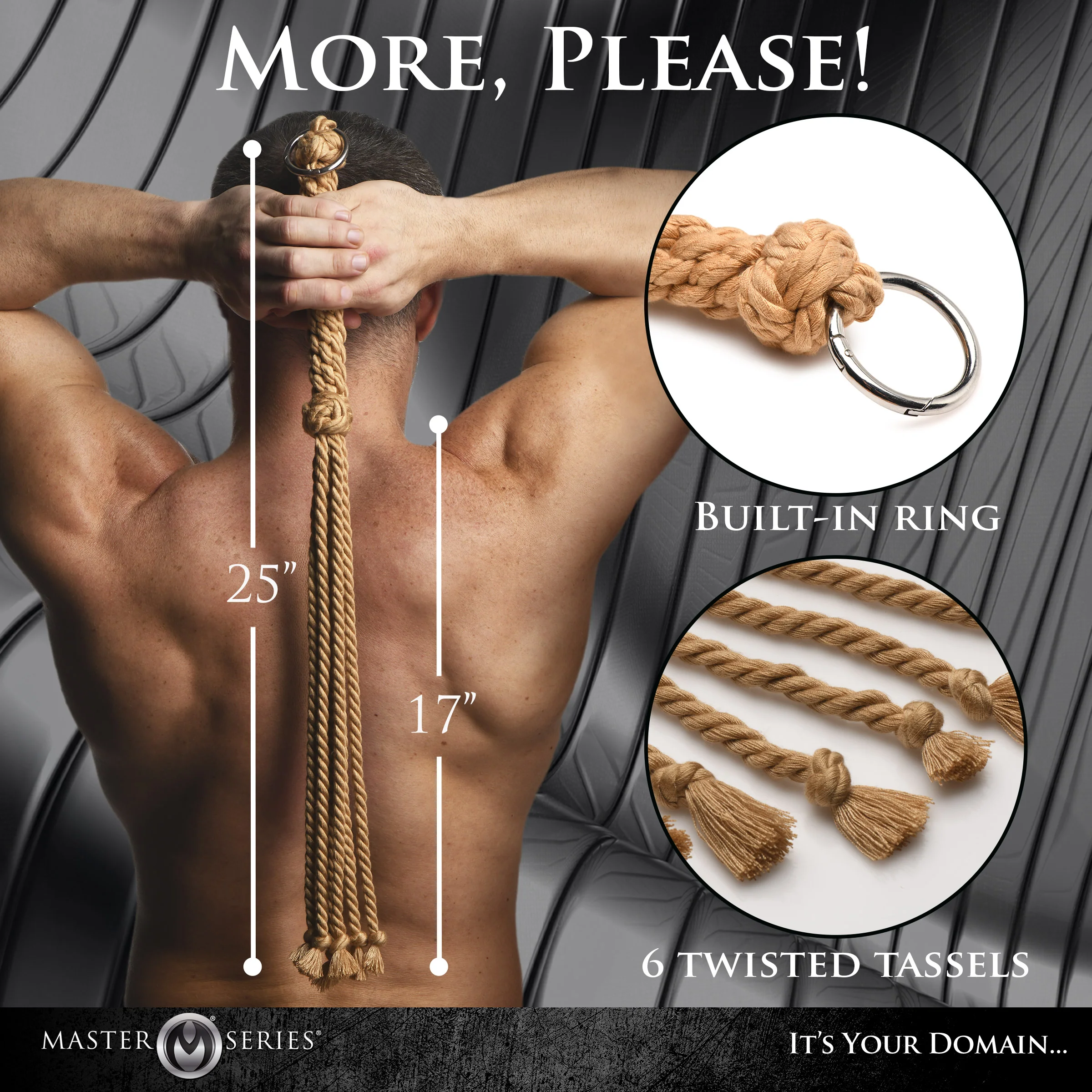 Swashbuckler Rope Flogger - Image 6