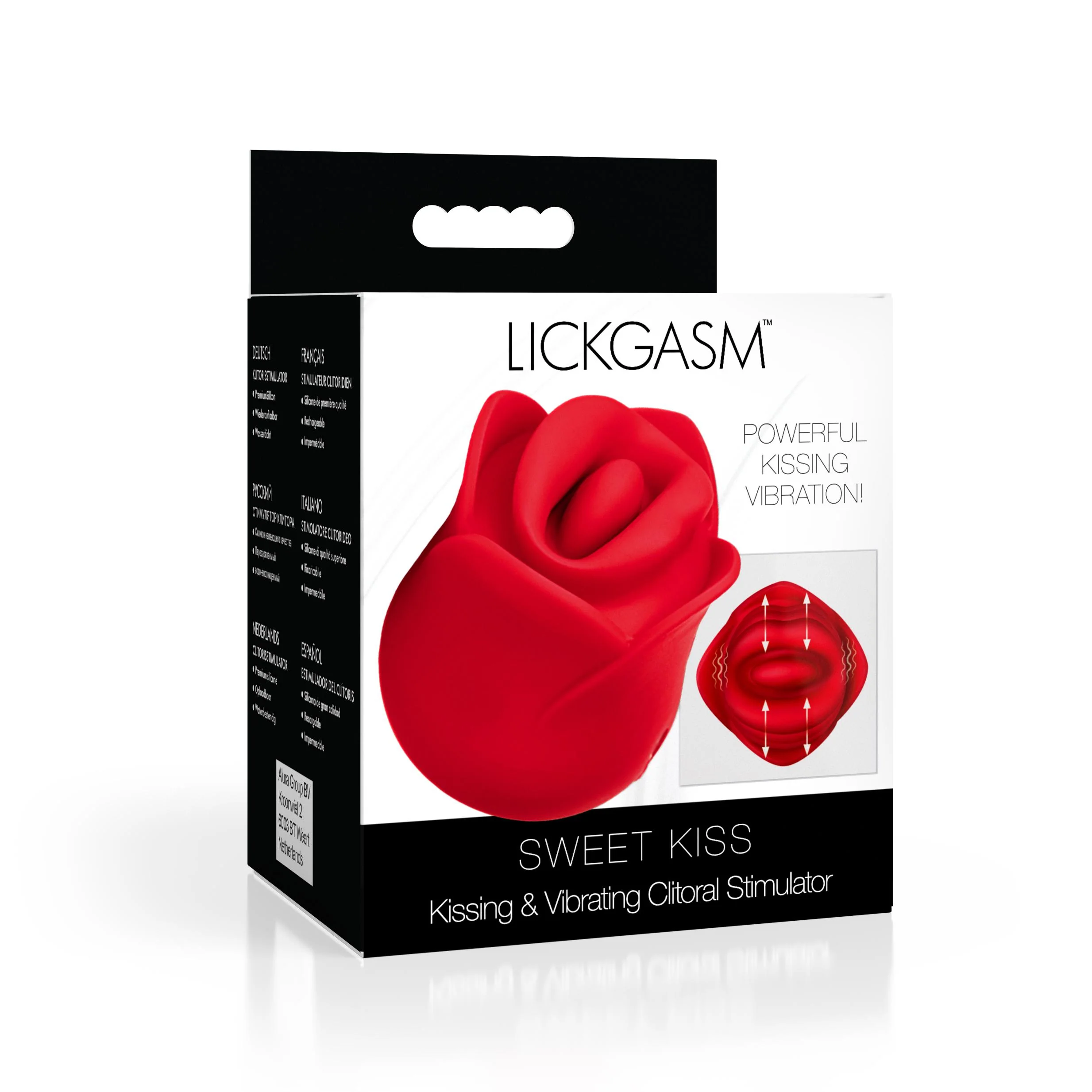Sweet Kiss Kissing And Vibrating Clitoral Stimulator - Red - Image 7