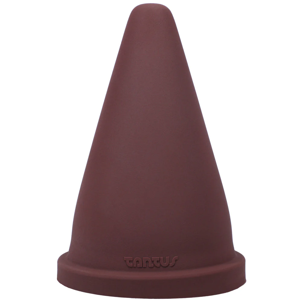 Tantus Cone Squat Firm Dildo Garnet (Box) - Image 3