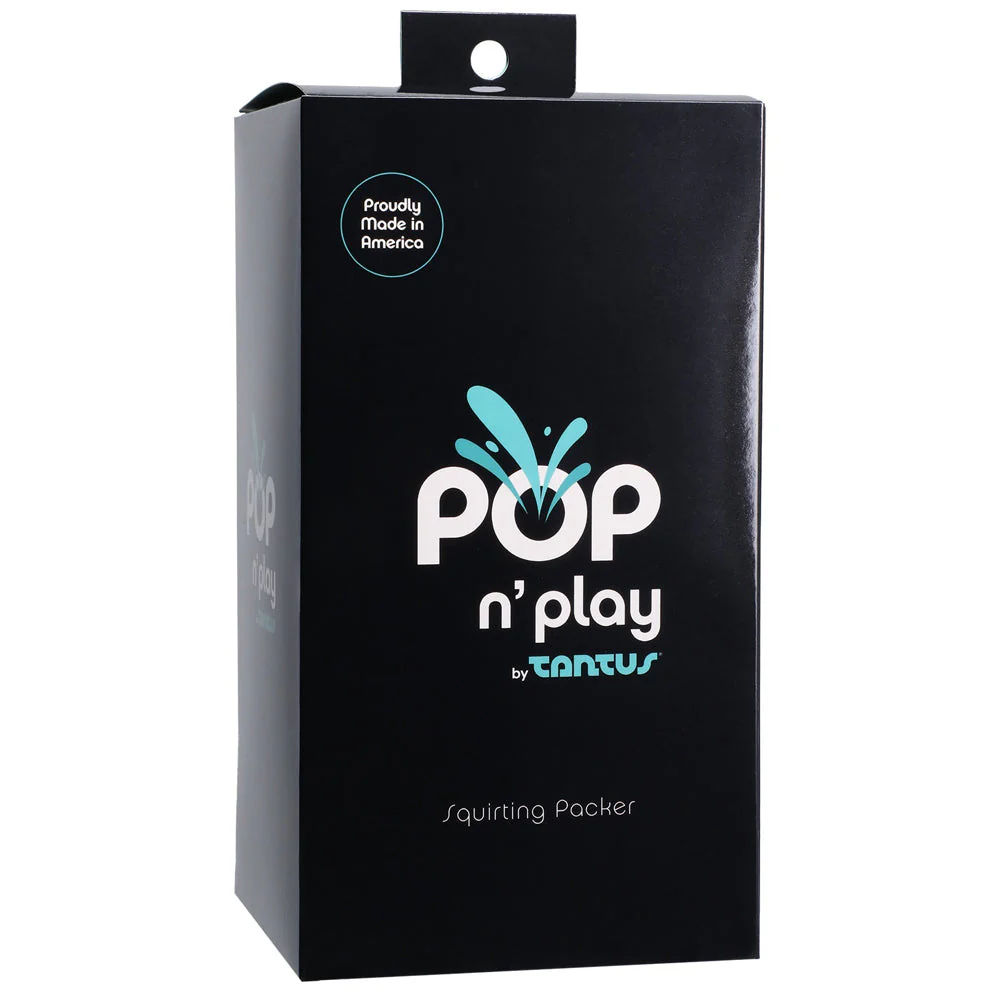 Tantus POP n' Play Squirting Packer Espresso - Image 2
