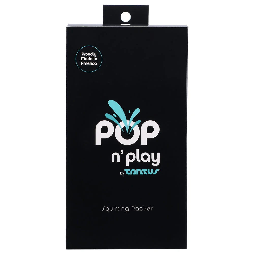 Tantus POP n' Play Squirting Packer Espresso - Image 4