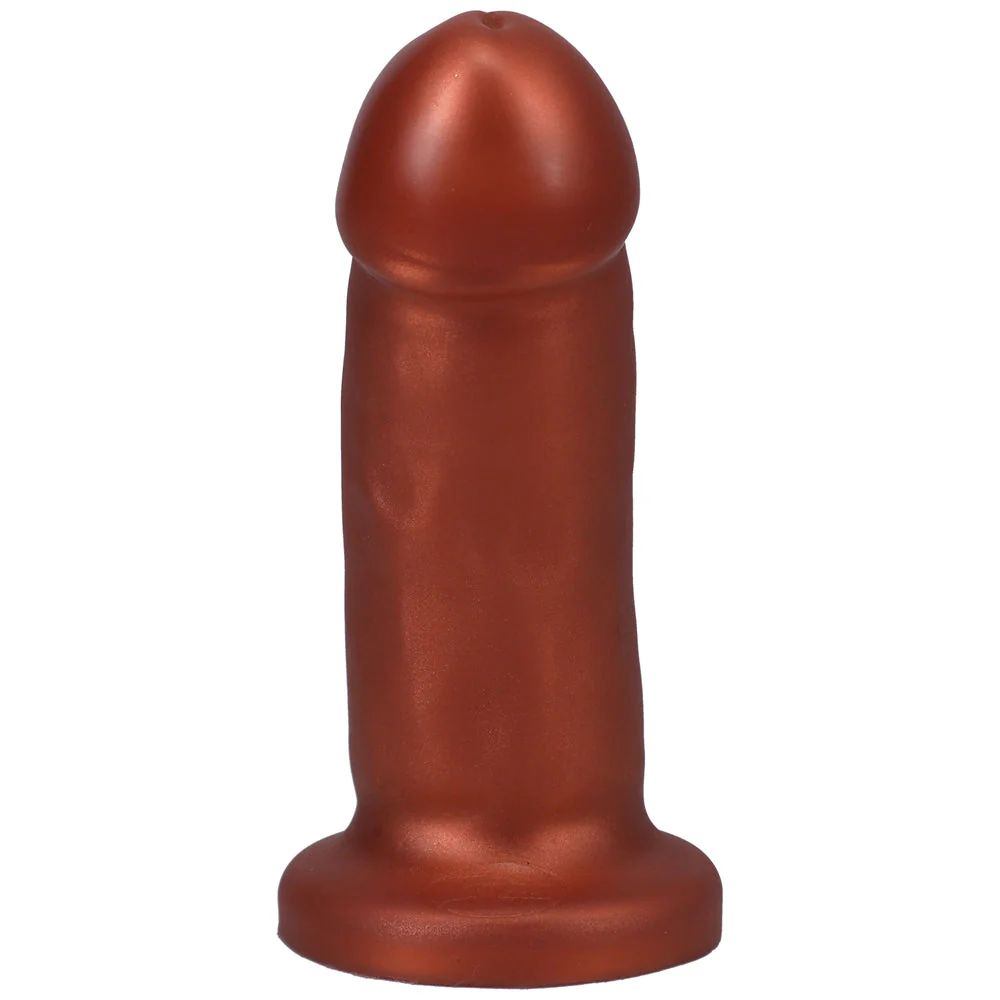 Tantus They/Them 5.5 in. Dildo Soft Copper - Image 5