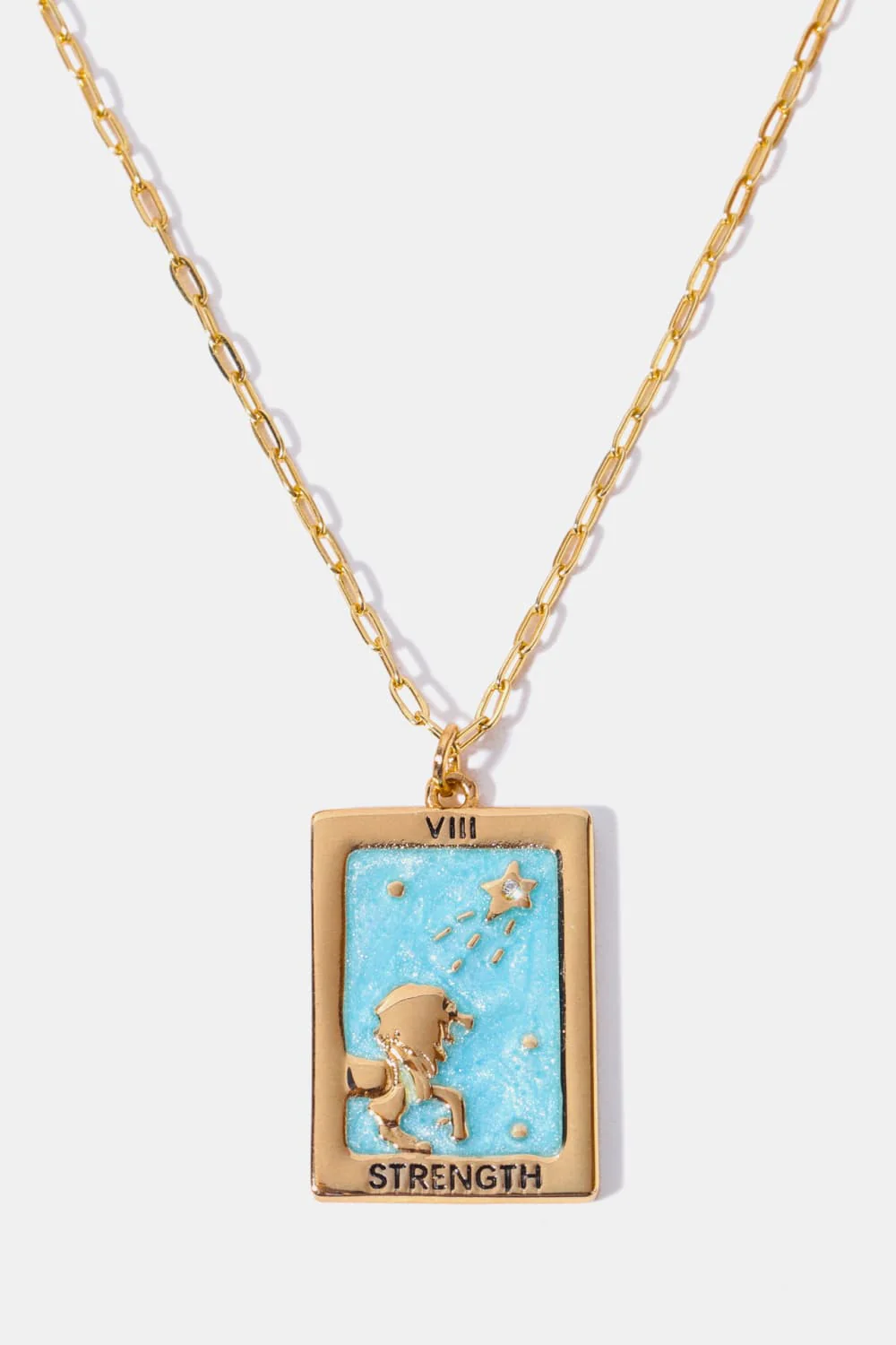Tarot Card Pendant Copper Necklace - Image 9