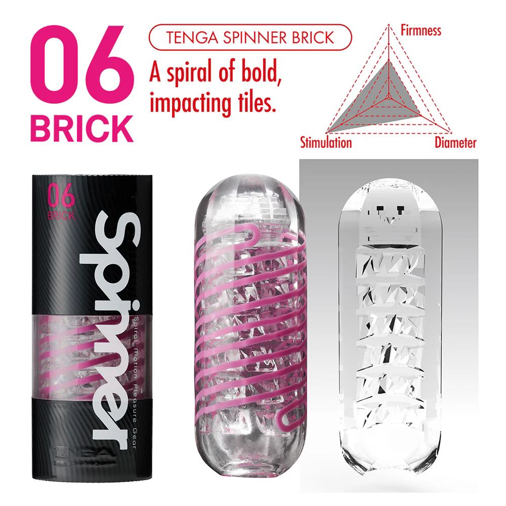 Tenga Spinner - 06 Brick Stroker - Image 4