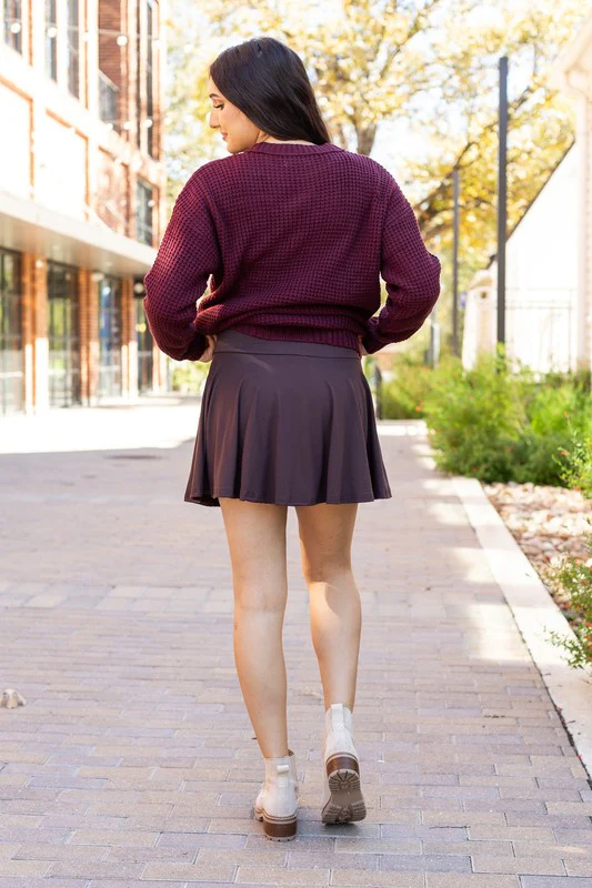 The Britt - Brown Skort - Image 18