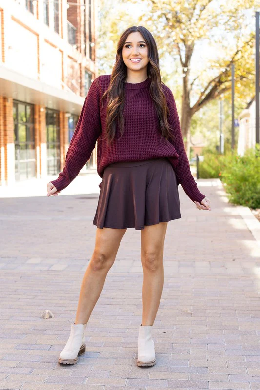 The Britt - Brown Skort - Image 19