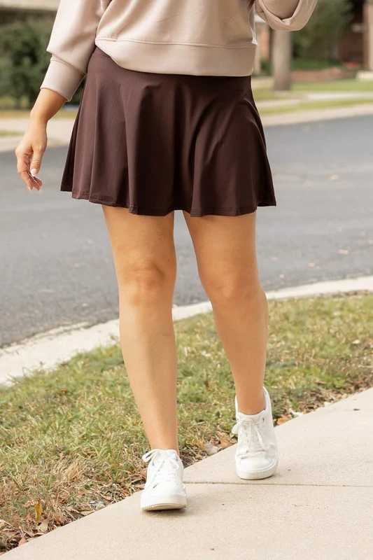 The Britt - Brown Skort - Image 6