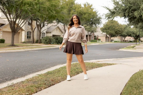 The Britt - Brown Skort - Image 8