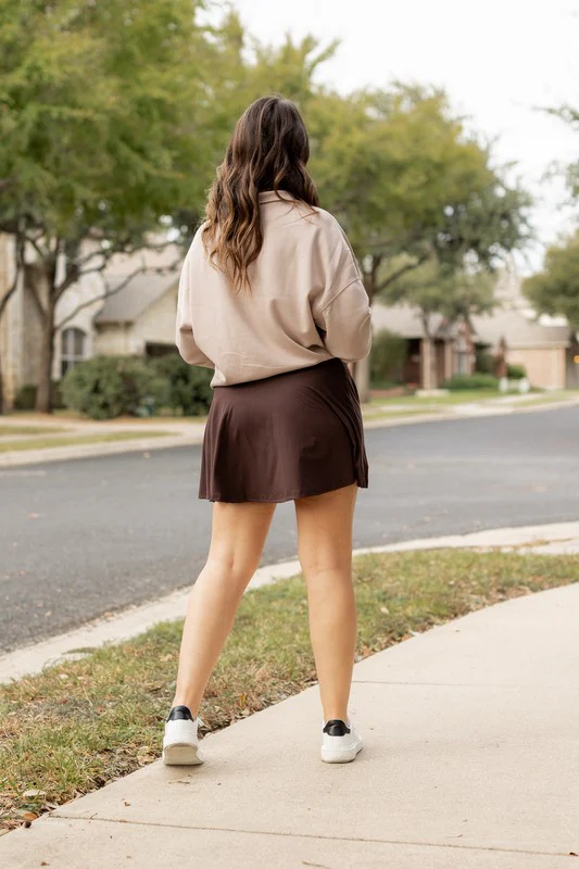 The Britt - Brown Skort - Image 9