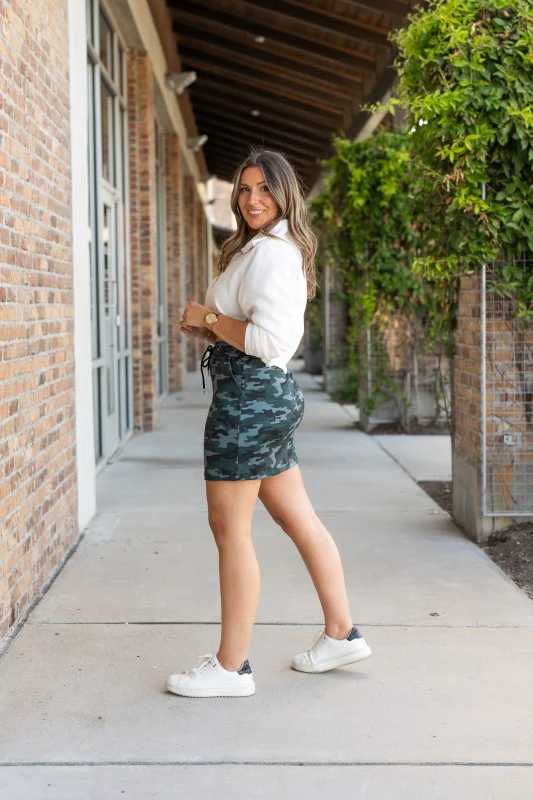 The Kai Camo Jogger Skirt - Image 3