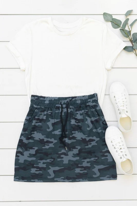 The Kai Camo Jogger Skirt - Image 7