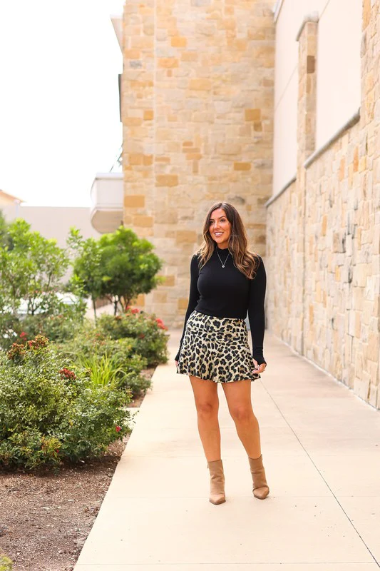 The Kylie Leopard Skort - Image 9