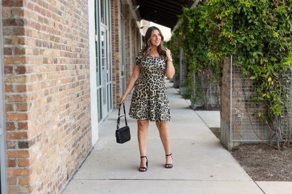 The Layla Leopard Dress - Image 5